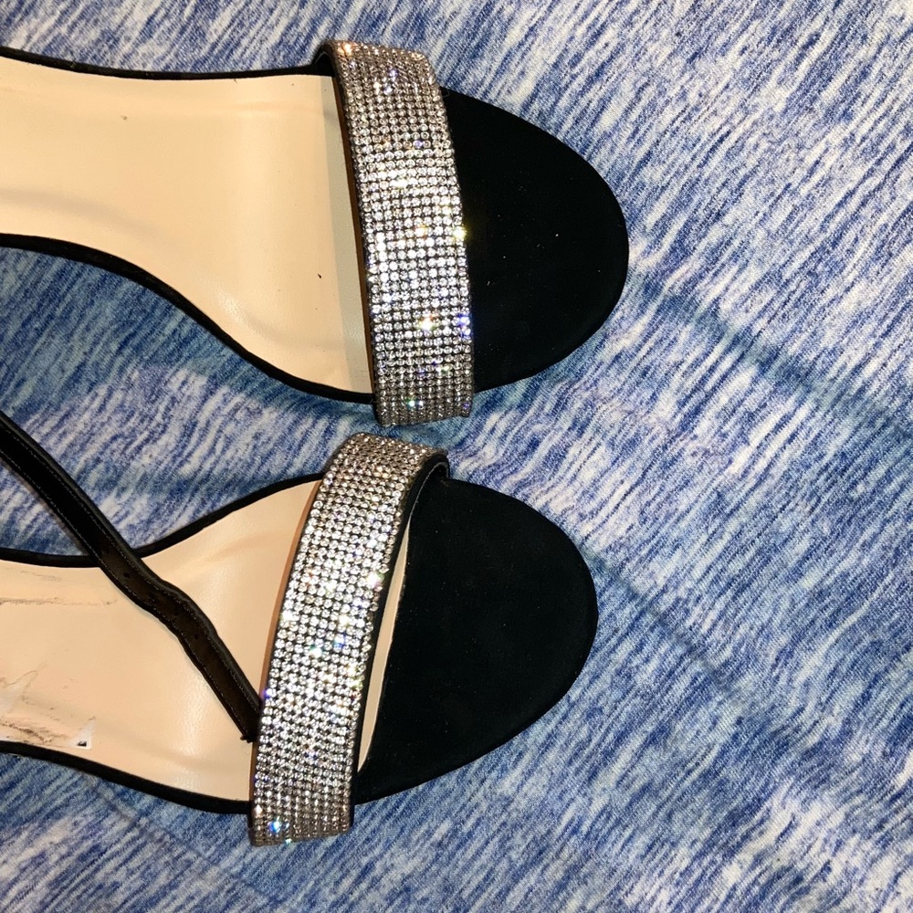 Delicious Open-Toe Single Strap Ankle Chunky Heels - image 4